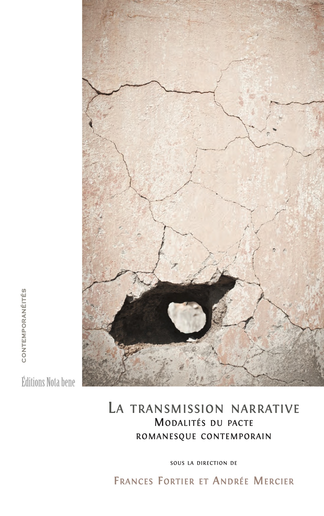 couverture de l'ouvrage La transmission narrative. Modalités du pacte romanesque contemporain